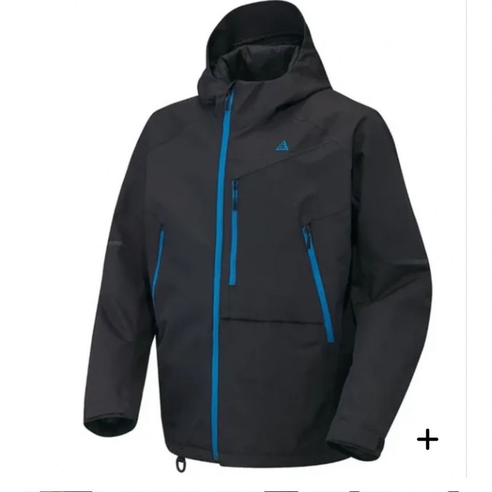 NEW Mens Ski-Doo M BC‎ Kona Jacket Black Blue Full Zip Ski Snowboard Outerwear